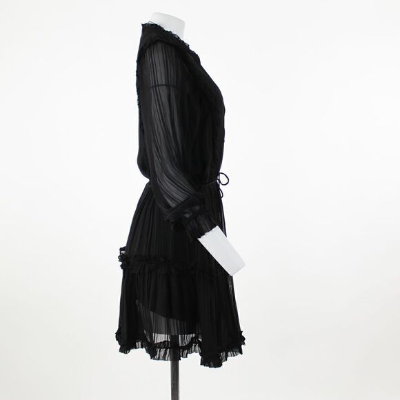 Milly Liv Pleated Long Sleeve Dress - Picture 5 of 5